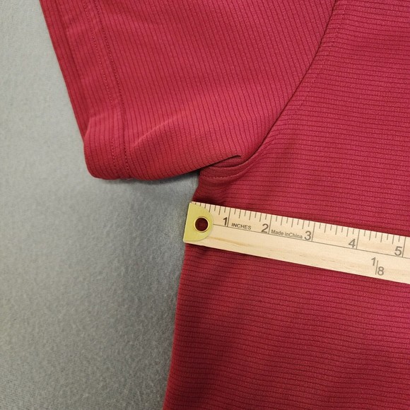 Under Armour Polo Shirt Mens 3XL Red Loose Short Sleeve - Picture 10 of 16